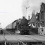 Steam loco 42630 at Parbold Station 1963