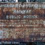 Trespass notice, Chapel Lane crossing 1895